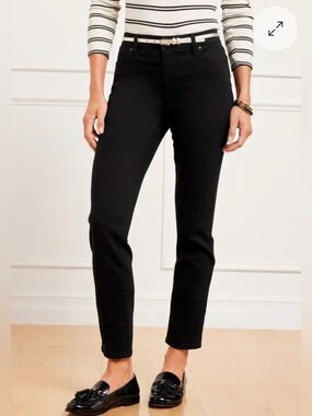 Talbots Slim Ankle Jeans in Black